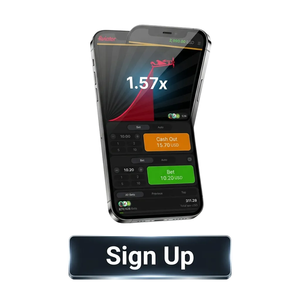 Player registering for Aviator game on mobile device in India to access real money betting and bonuses
